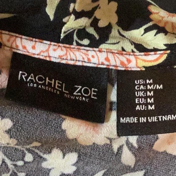 Rachel Zoe Flowered Bouse - Picture 3 of 3